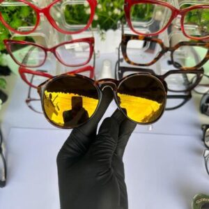 Lunettes de Soleil Arrondies Femme – Style Chic et Protection Élégante
