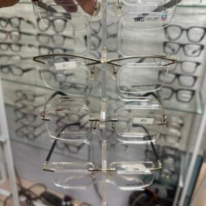 Monture Percée-Vissée Homme Argent – Design Léger et Élégant